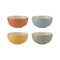 Mason Cash Home to Roost Mini Bowl Set, 4 Ceramic Prep Bowls with Hen and Cockerel Designs